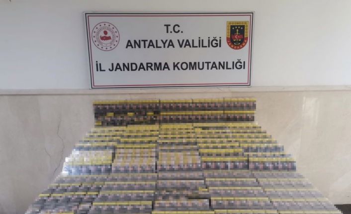 Antalya’da 5 bin 150 paket kaçak sigara ele geçirildi