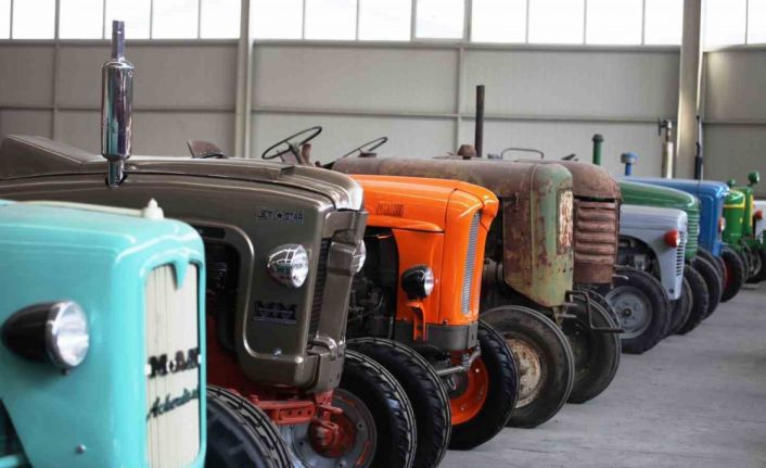 Antika traktör koleksiyonu yaptı, hedefi Traktör Müzesi