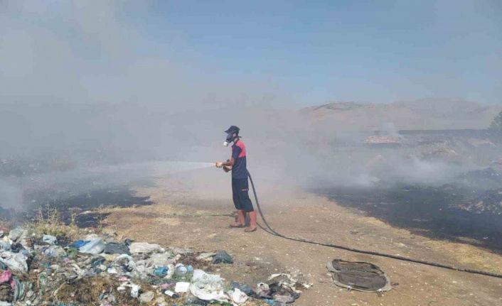 Arazi yangını 1 saatlik müdahale sonrası söndürüldü