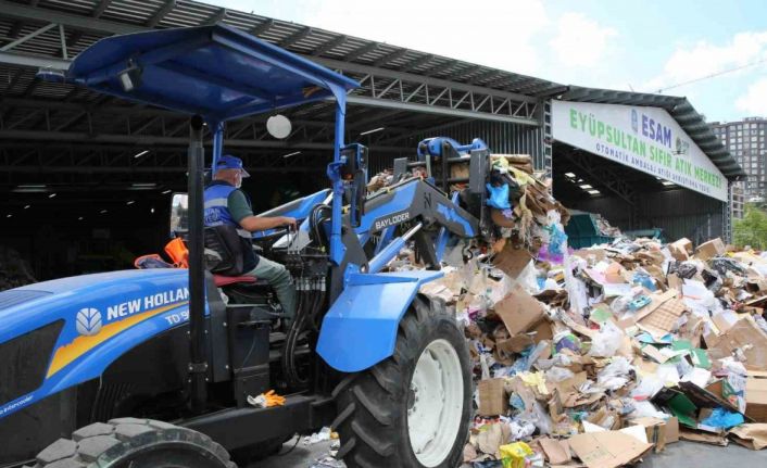 Avrupa Yakası’nın ilk otomatik ambalaj atığı ayrıştırma tesisi Eyüpsultan’da