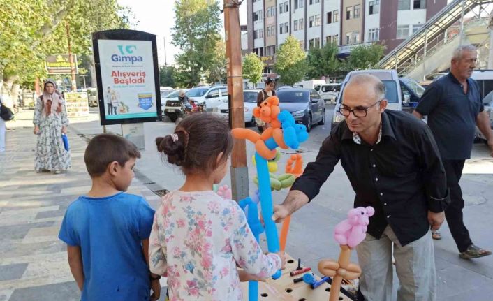 Balonlar geçim kaynağı oldu