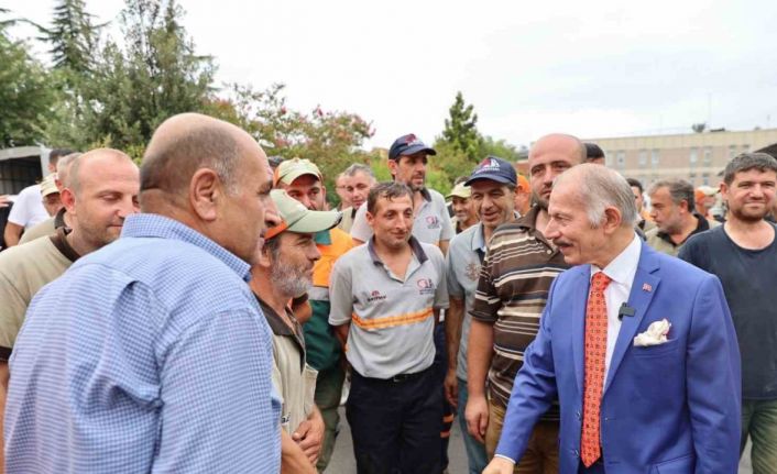 Başkan Aydıner işçilerle buluştu