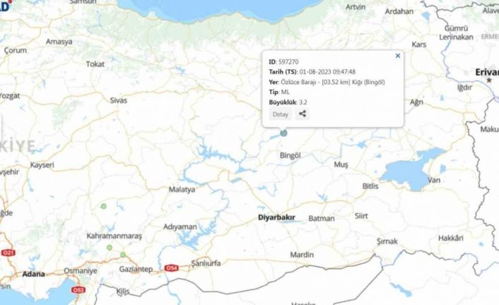 Bingöl’de korkutan deprem
