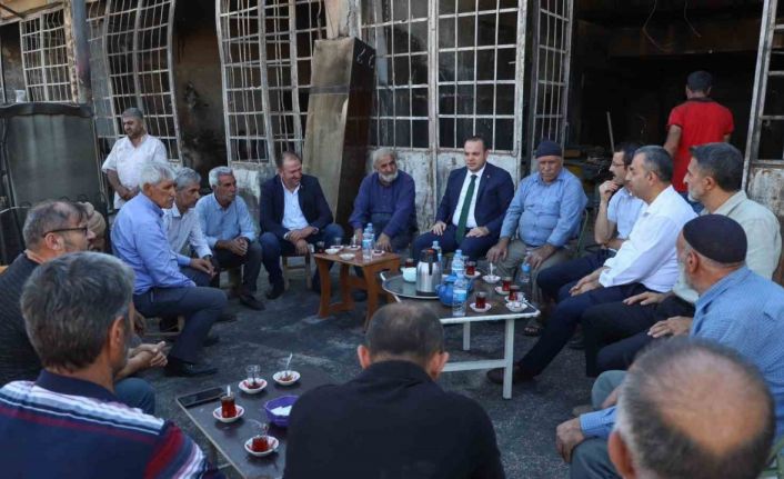 BİNTSO Başkanı Çintay, “Yangın sonucu zarar gören esnaflarımıza elimizden gelen desteği sağlamak istiyoruz”