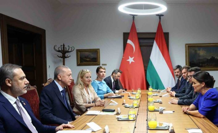 Cumhurbaşkanı Erdoğan, Macaristan Cumhurbaşkanı Novak ile görüştü