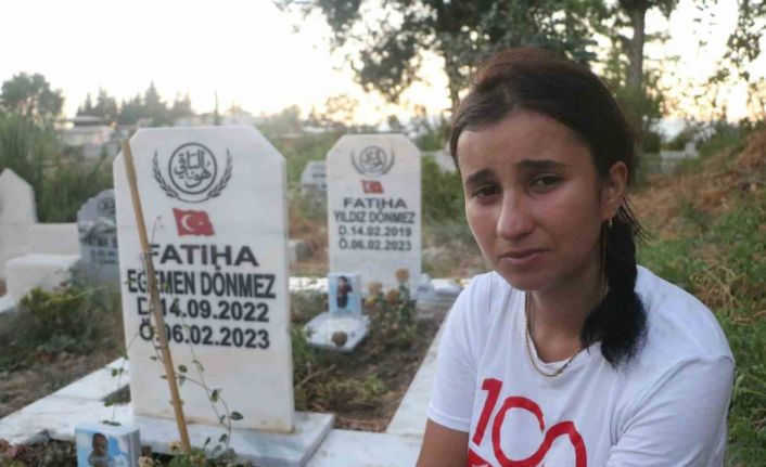 Depremde 2 çocuğunu kaybeden gözü yaşlı anne, hayattaki tek evladının umuduyla yaşamak istiyor