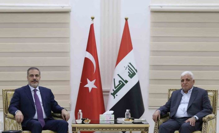 Dışişleri Bakanı Fidan, Haşdi Şabi Komisyonu Başkanı el-Feyyad ile görüştü