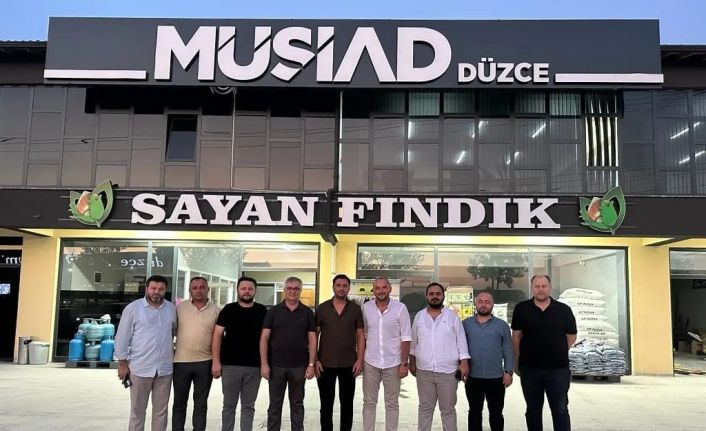 Düzce MÜSİAD projelerini Özdemir’e anlattı