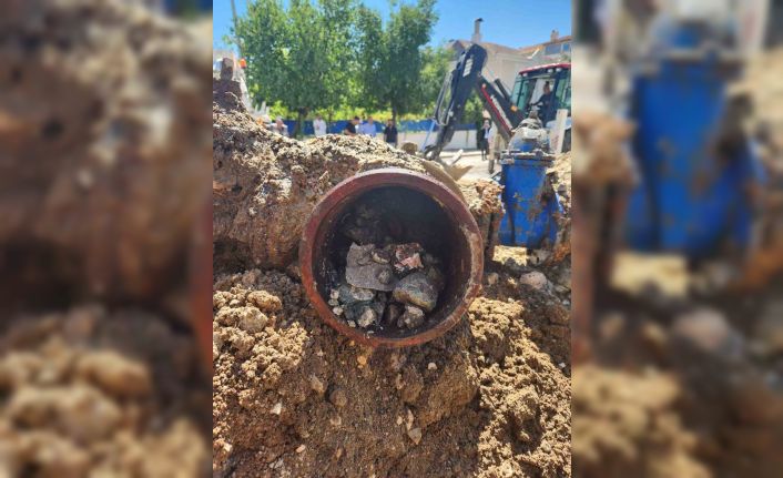 Elazığ’da izinsiz kazı, su kesintisine neden oldu