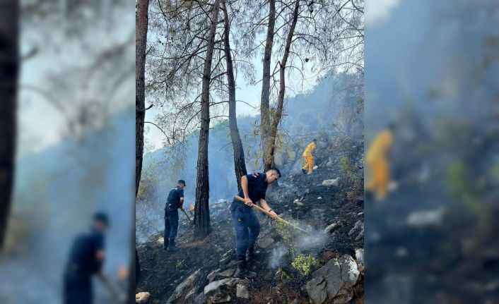 Gazipaşa’daki orman yangını havadan ve karadan yapılan müdahale ile söndürüldü