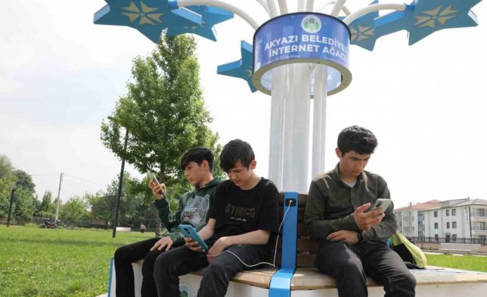‘İnternet Ağacı’ Akyazılıların beğenisini kazandı