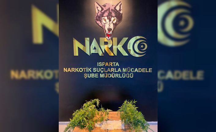 Isparta’da uyuşturucu operasyonuna 2 tutuklama