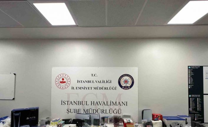 İstanbul Havalimanı’nda 1 milyon lira değerinde kaçakçılık operasyonu