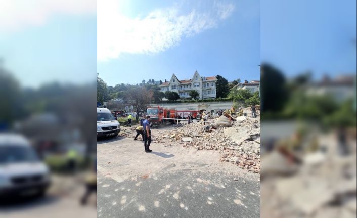 İstanbul Valiliği: "(Beşiktaş’ta çökme) 1 kişi öldü, 1 kişinin tedavisi devam ediyor”