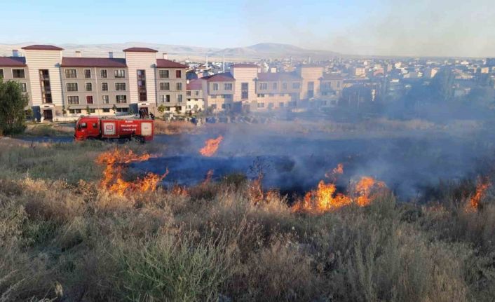 Kars’ta 2 ayrı bölgede örtü yangını