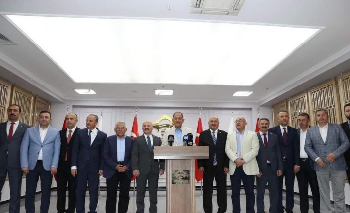 Kayseri OSB Yönetimi Adıyaman’da Deprem Konutları Temel Atma Törenine Katıldı