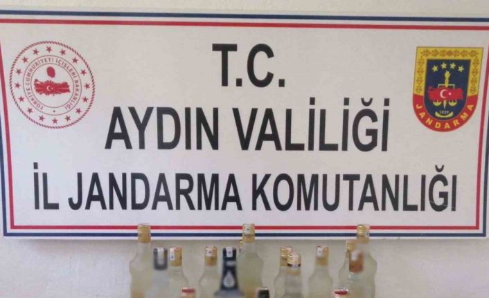 Kuşadası’nda bandrolsüz alkol ele geçirildi