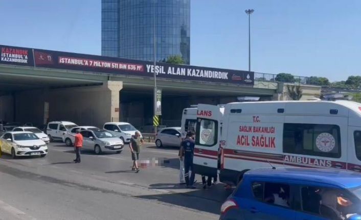 Maltepe E-5’te yolun karşısına geçmek isteyen yaşlı adam canından oldu