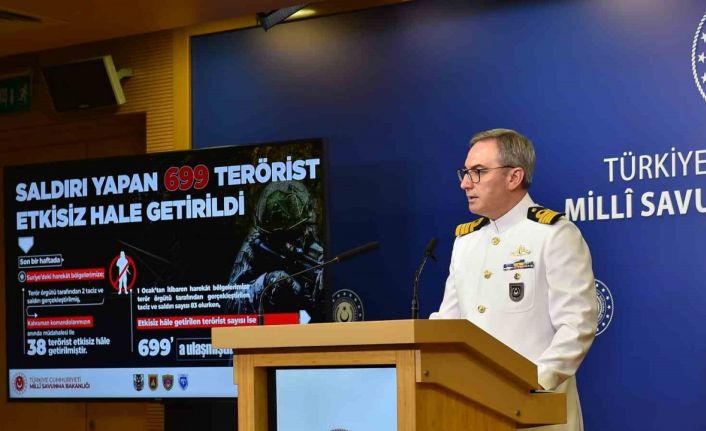 MSB: “Irak ve Suriye’nin kuzeyi dahil son bir haftada 50 terörist etkisiz hale getirilmiştir”