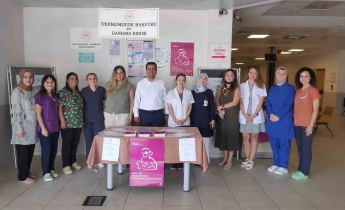 Muğla’da Dünya Emzirme Haftası için stant açıldı