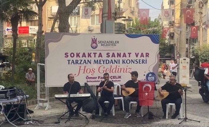 Şehzadeler’in sokaklarında sanat var