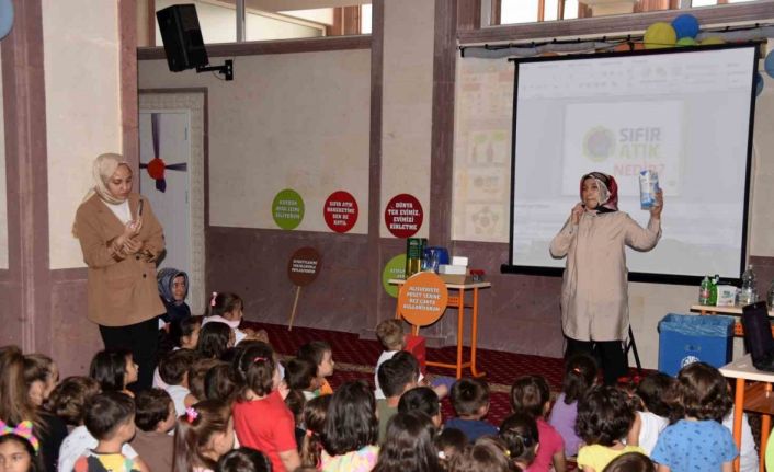 Selçuklu Belediyesi’nden cami ve Yaz Kur’an kurslarında sıfır atık eğitimi