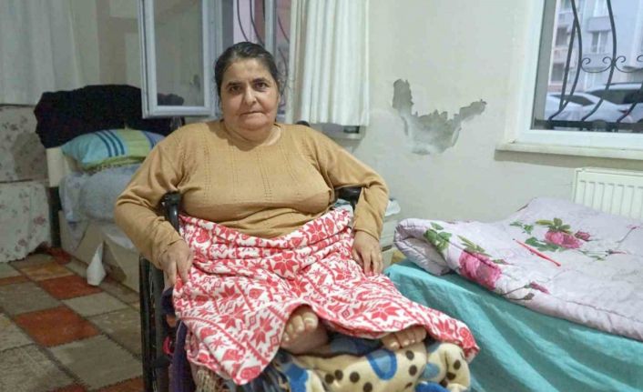 Tadilat sebebiyle evden çıkartılacak olan engelli kadın, ev bulamazsa sokakta kalacak