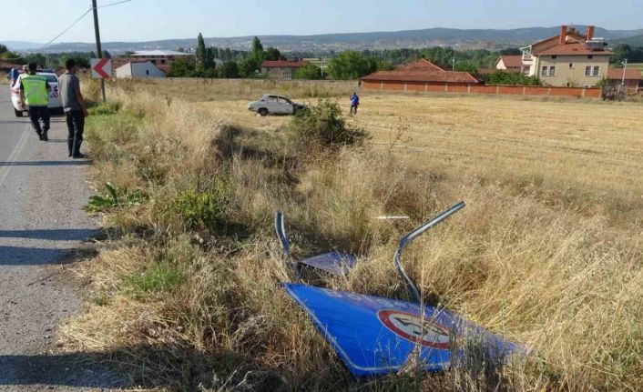 Tavşanlı’da trafik kazası: 2 yaralı