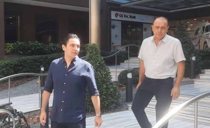 Tekne kazasında yaralanan Ali ve Vuslat Sabancı çiftini yakınları hastane de ziyaret etti