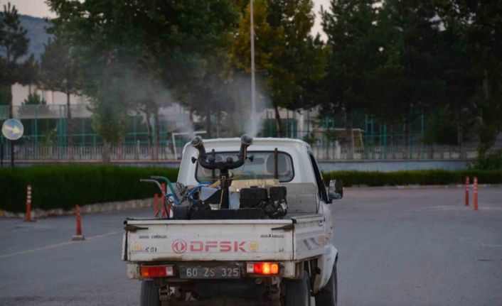 Tokat’ta haşerelere karşı ilaçlama çalışması başladı