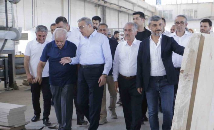 Vali Su, OSB’de faaliyet gösteren fabrikaları inceledi
