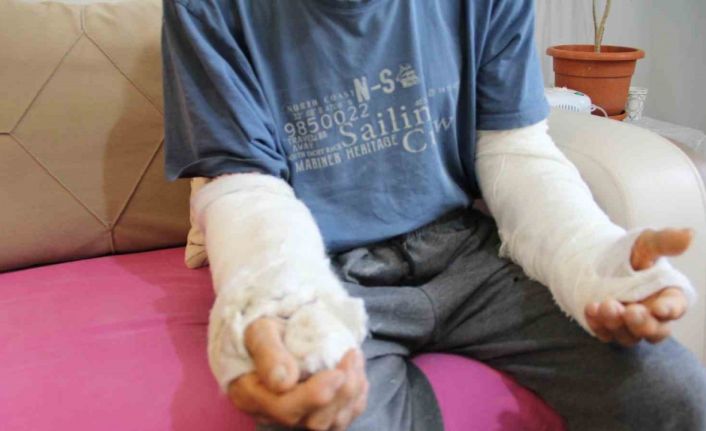 Yaşlı adam bahçesine koyun sürüsü sokan çoban tarafından dövüldü