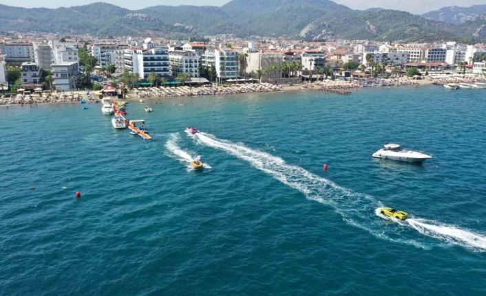 Yaz mevsiminin vazgeçilmez eğlencesi su sporlarına rağbet devam ediyor