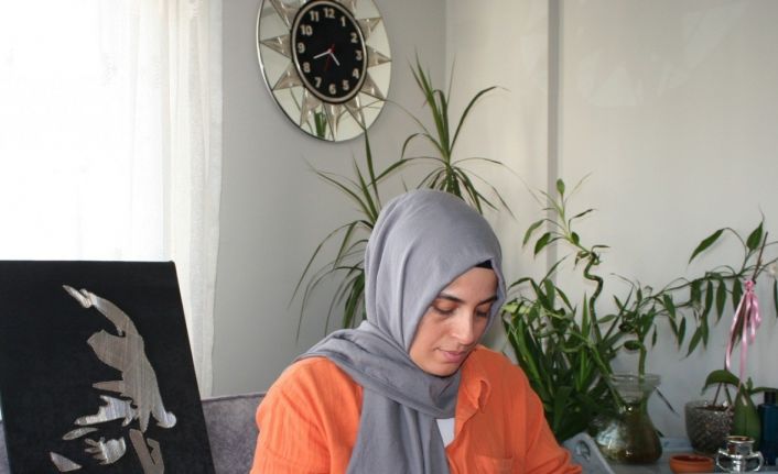 10 yıl önce komşusunun evindeki tablodan etkilendi, şimdi hedefi atölye açmak