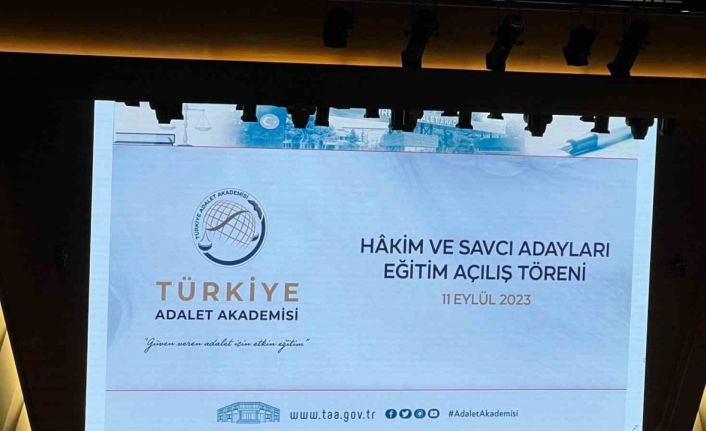 Adalet Bakanı Tunç, Türkiye Adalet Akademisi eğitim dönemi açılış törenine katıldı