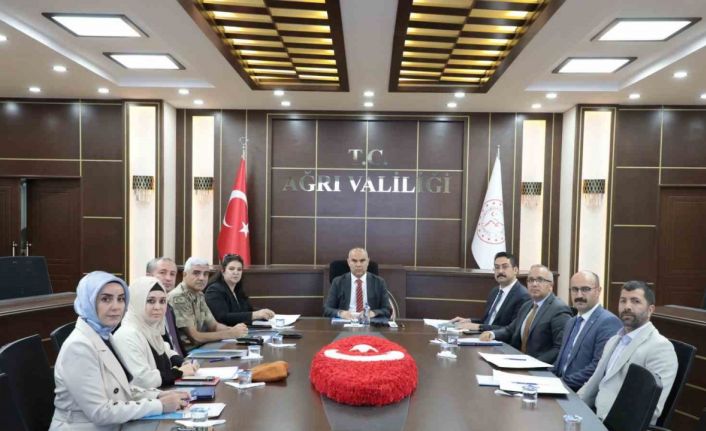 Ağrı’da okulların güvenliği için toplantı yapıldı