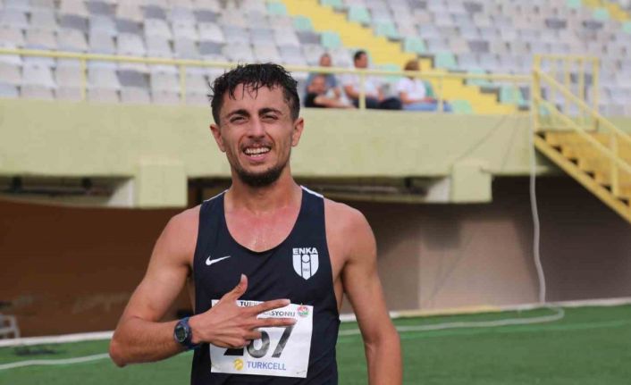 ALKÜ milli sporcusu Salih Korkmaz, Türkiye rekoru kırdı