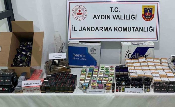 Aydın’da 66 bin 500 adet içi tütün doldurulmuş makaron ele geçirildi