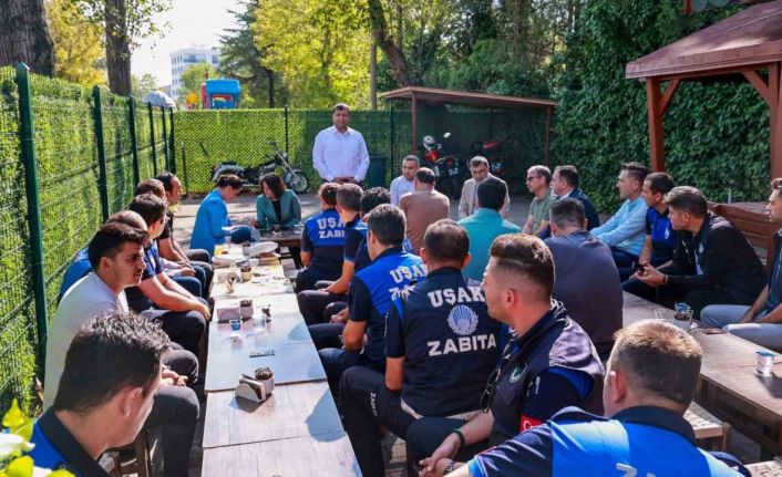 Başkan Çakın, Zabıta Müdürlüğü personelleriyle bir araya geldi