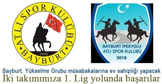 Bayburt’tan iki atlı spor kulübü Yükselme Grubu Müsabakalarında mücadele edecek