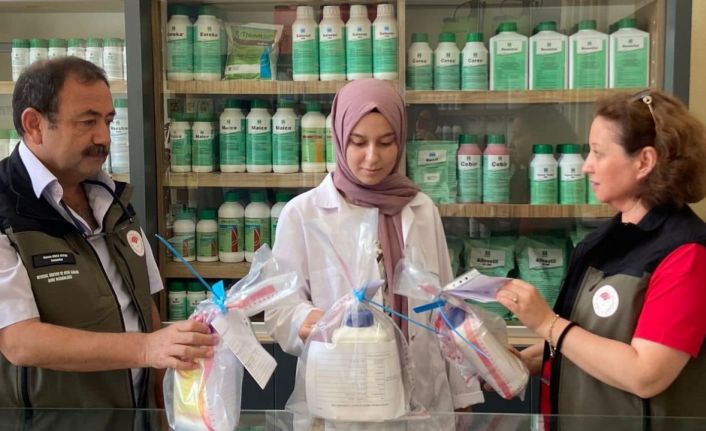 Bitki koruma ürünü satışı yapan iş yerlerine yönelik  denetim yapıldı