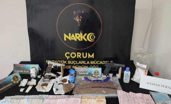 Çorum polisi uyuşturucu tacirlerine göz açtırmıyor