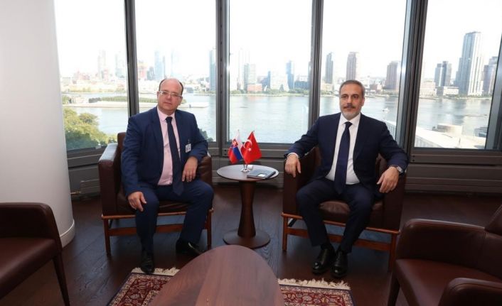 Dışişleri Bakanı Fidan, Slovakya Dışişleri Bakanı Miroslav Wlachovský ile görüştü