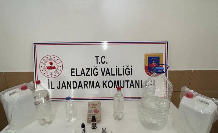 Elazığ’da kaçak içki operasyonu