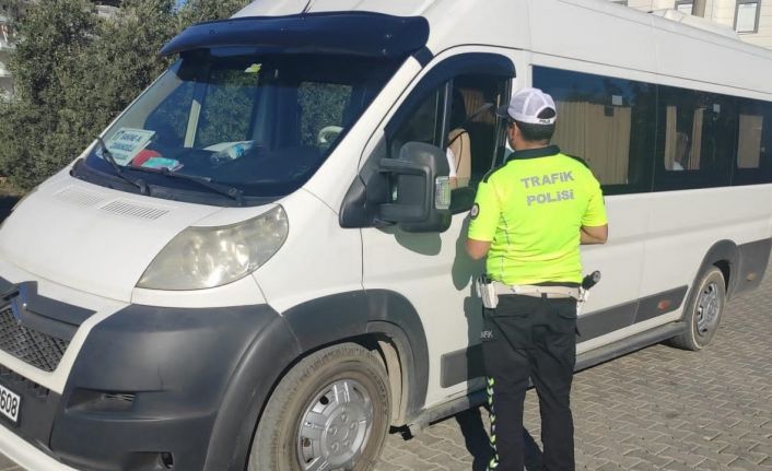 Gazipaşa’da okul servisleri denetlendi