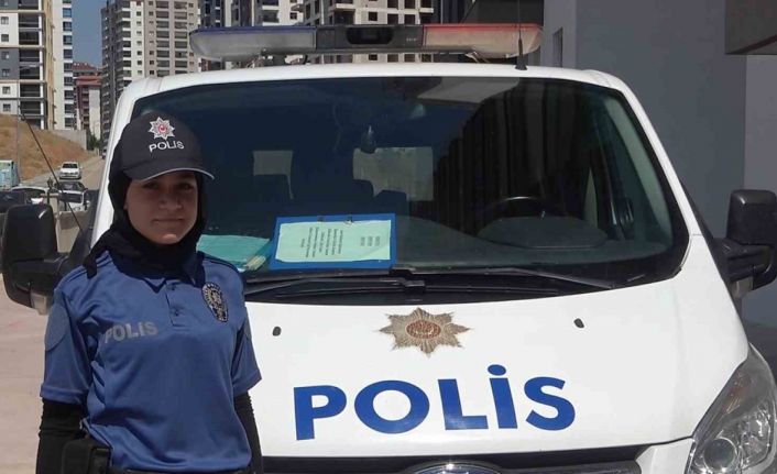 Genç kızın polis olma hayali gerçekleşti