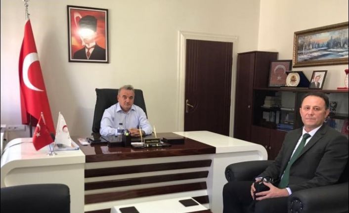 İkinci kez Bozüyük İlçe Milli Eğitim Müdürü olan Çetinkaya, Kaymakam Öztürk’ü ziyaret etti