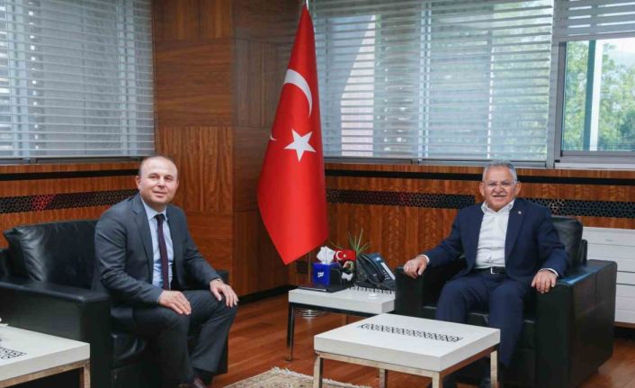 İl tarım ve orman müdürü olarak atanan Saklav’dan Başkan Büyükkılıç’a ziyaret