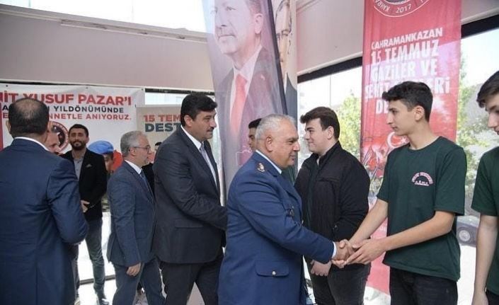 Kahramankazan Belediye Başkanı Oğuz ve Kaymakamı Parlar’dan 15 Temmuz Gaziler ve Şehit Aileleri  Derneğine ziyarret