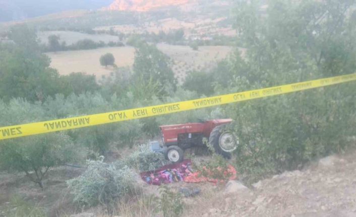 Karaman’da traktör bahçeye devrildi: 2 ölü, 1 yaralı